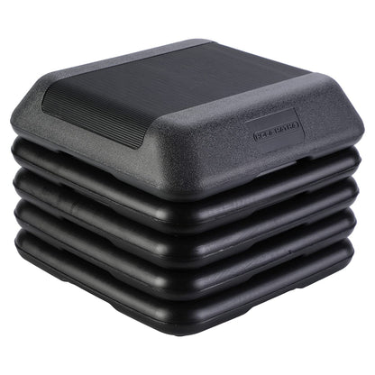 HolaHatha Aerobic High Step Platform, Home Gym Fitness Equipment with Risers