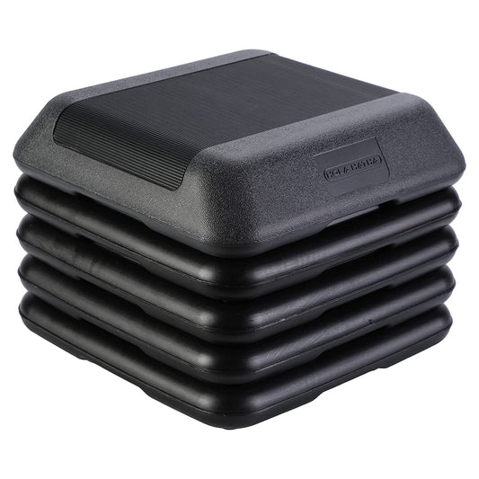 HolaHatha Aerobic High Step Platform, Home Gym Fitness Equipment with Risers