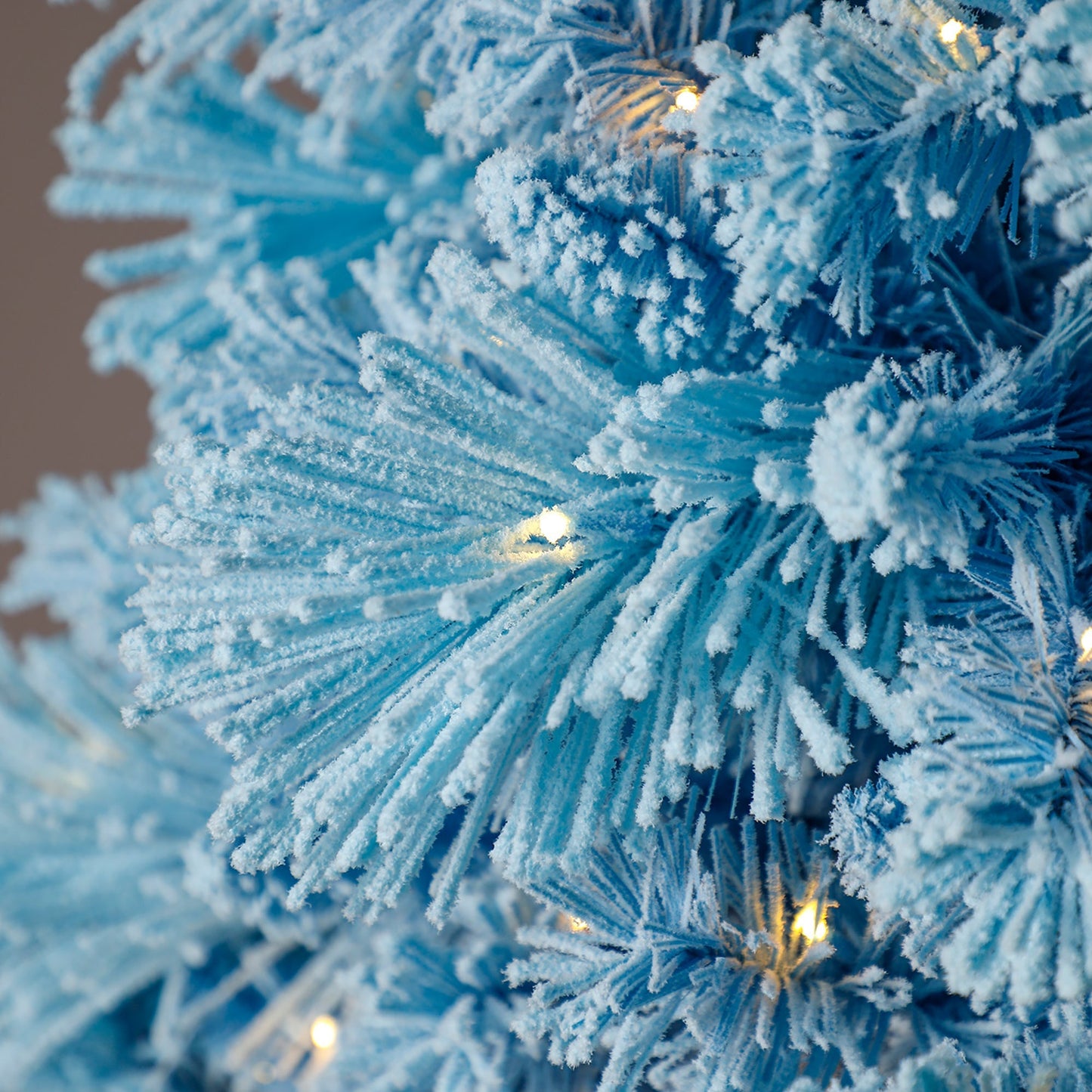 Home Heritage Snowdrift 6.5 Ft Pre-Lit Artificial Christmas Holiday Tree, Blue