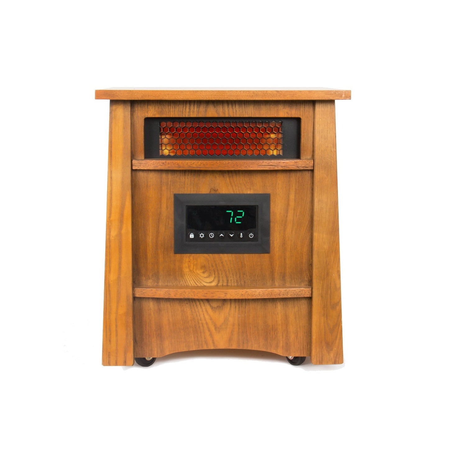 Lifesmart Lifelux 8 Element Electric Infrared Large Room Space Heater (2 Pack)