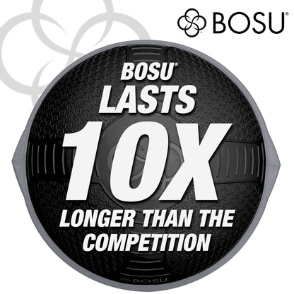 Bosu NEXGEN Balance Strength Trainer, Home Gym Workout Equipment, 26", Black