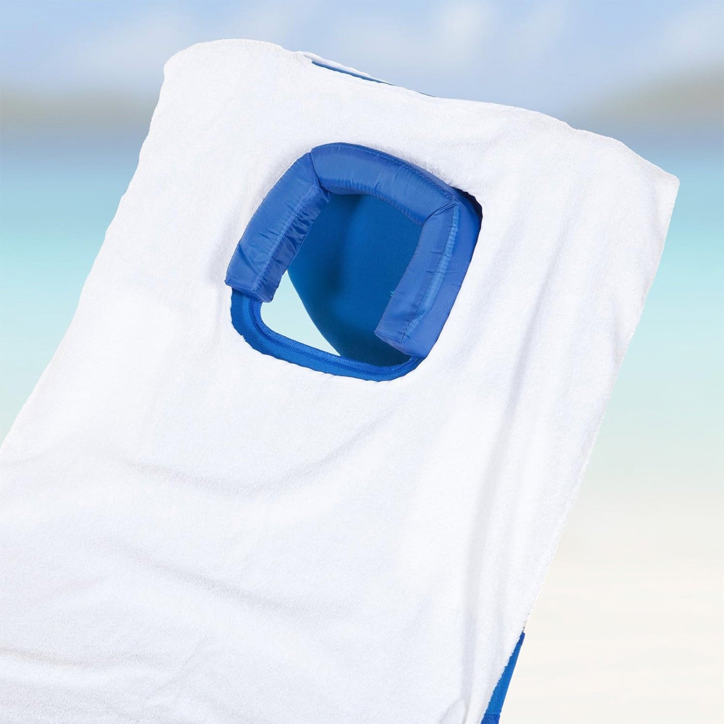 Ostrich Cutsom Fitted Beach Towel designed to fit on Chaise Lounge Beach Chairs