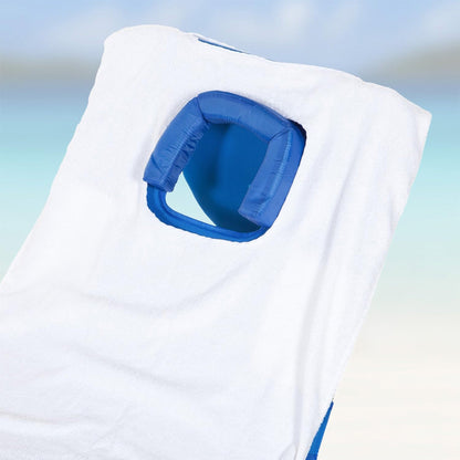 Ostrich Cutsom Fitted Beach Towel designed to fit on Chaise Lounge Beach Chairs