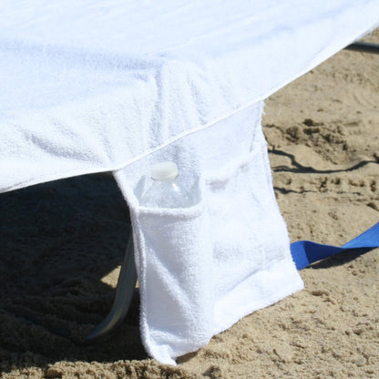 Ostrich Cutsom Fitted Beach Towel designed to fit on Chaise Lounge Beach Chairs