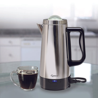 Capresso 12 cups Silver Percolator