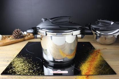 3 Piece Pressure Cooker Nova 4+6 Qt. Stainless Steel