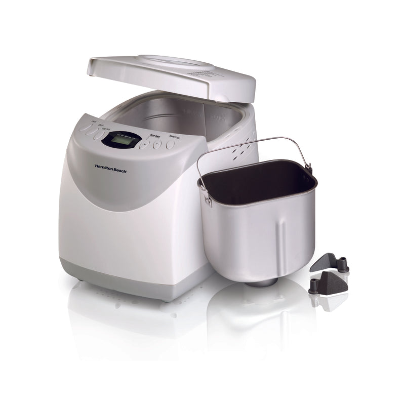Hamilton Beach Matte White Plastic 2 lb. Breadmaker