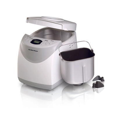 Hamilton Beach Matte White Plastic 2 lb. Breadmaker