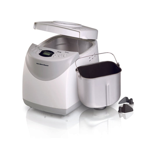 Hamilton Beach Matte White Plastic 2 lb. Breadmaker
