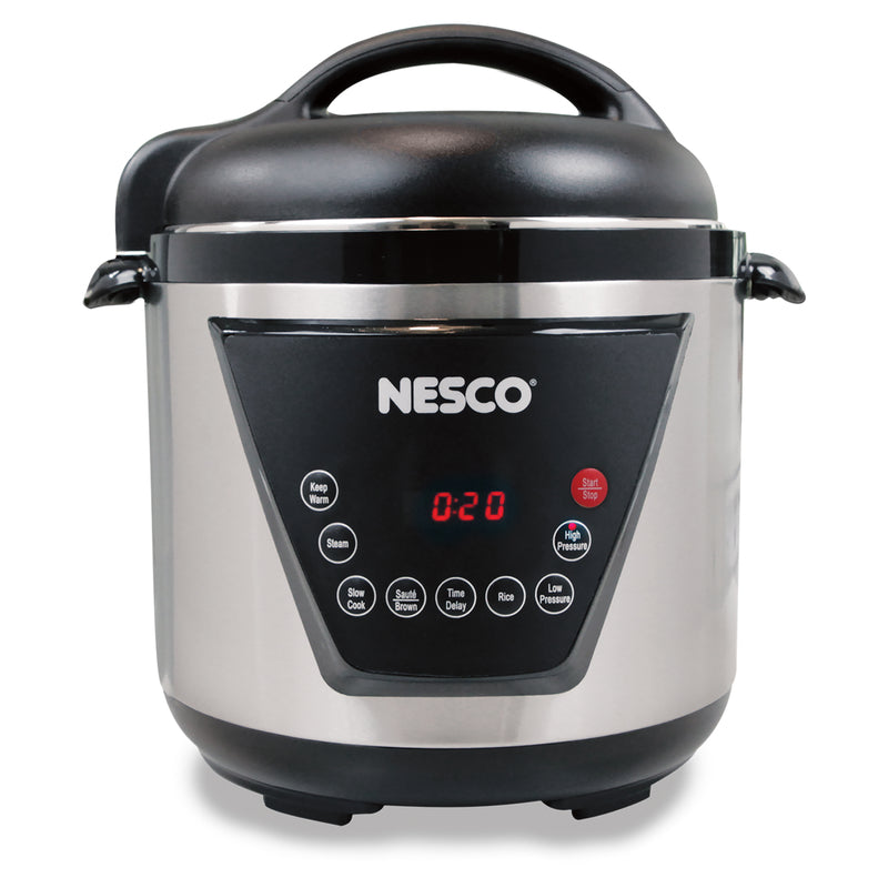 Nesco Stainless Steel Digital Pressure Cooker 6 qt Black/Silver