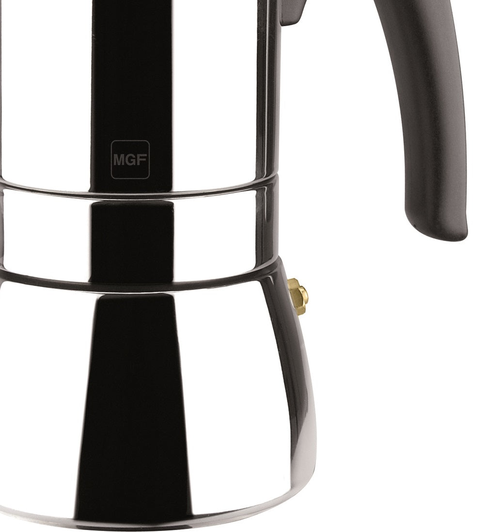 Genova 6 Cups Stainless Steel Espresso Maker