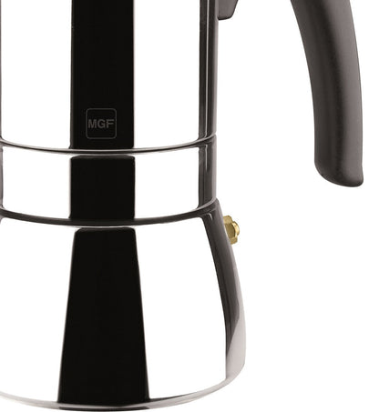 Genova 6 Cups Stainless Steel Espresso Maker
