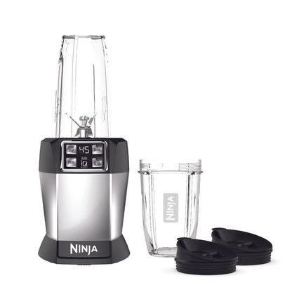 Ninja Black/Silver Metal/Plastic Blender 24 oz 2 speed