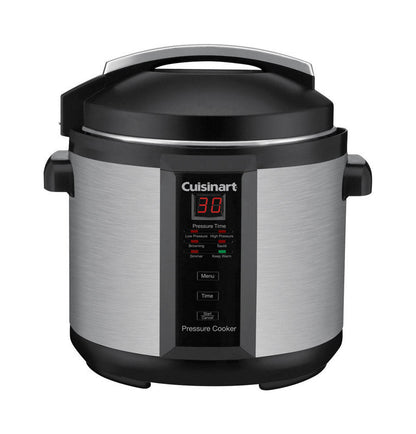 Cuisinart Stainless Steel Pressure Cooker 6 qt. Black/Silver