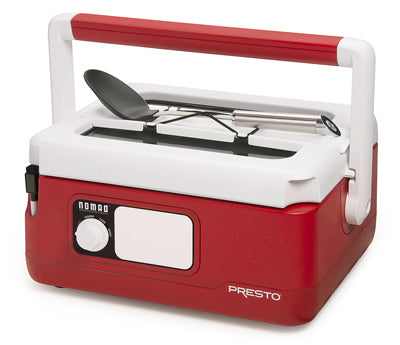 Presto Nomad Red Plastic 250W Slow Cooker 6 qt. Capacity (Pack of 2)