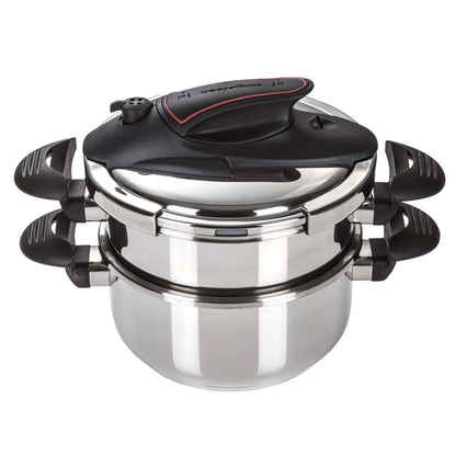 Pressure Cooker Prisma 2 Pieces Set 4 and 6 Qts