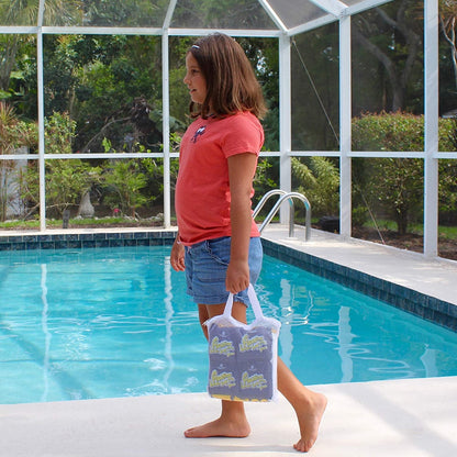 Driveway Games Floating Bean Bag Toss Inflatable Cornhole Game for Outdoor Pool