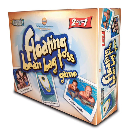 Driveway Games Floating Bean Bag Toss Inflatable Cornhole Game for Outdoor Pool