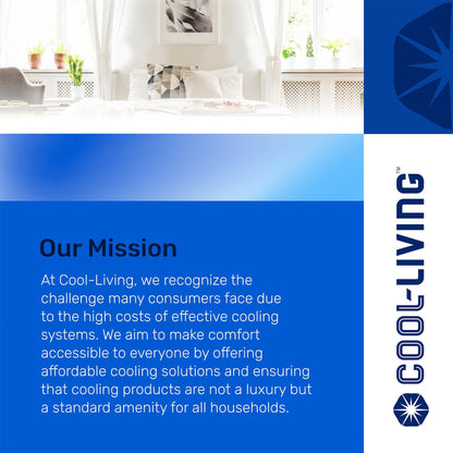 Cool-Living 6,000 BTU Window Mount Room Air Conditioner with Installation Kit