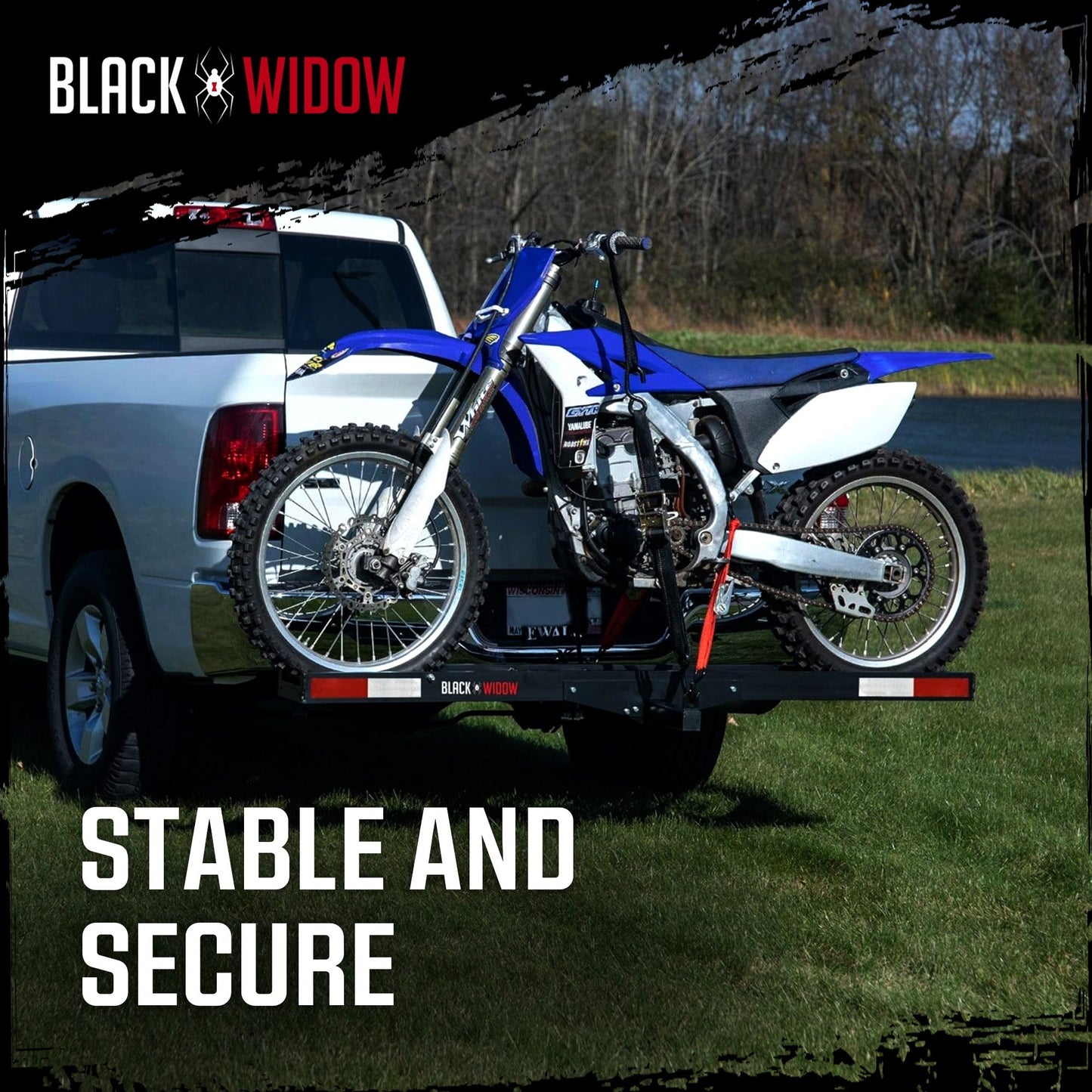 Black Widow Pro Anodized Aluminum Dirt Bike Carrier, 400 Pound Capacity, Black - Find Fresh Goods