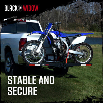 Black Widow Pro Anodized Aluminum Dirt Bike Carrier, 400 Pound Capacity, Black - Find Fresh Goods