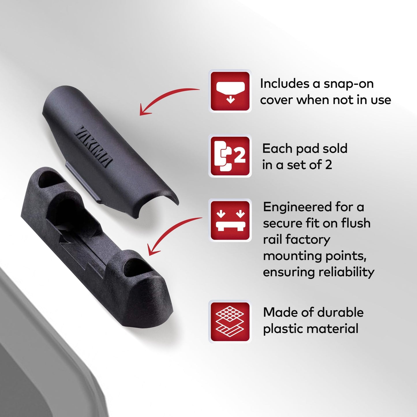 YAKIMA Landing Pad 7 Fixed Point Gear Mount Base Kit Compatible w/SkyLine Towers - Find Fresh Goods