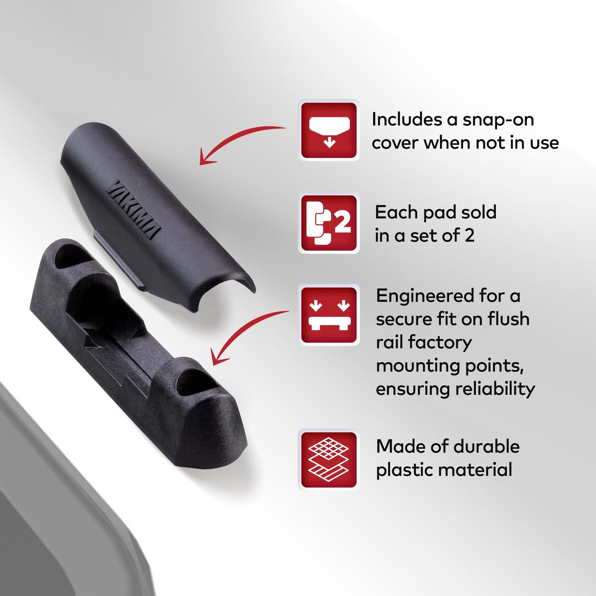 YAKIMA Landing Pad 7 Fixed Point Gear Mount Base Kit Compatible w/SkyLine Towers - Find Fresh Goods