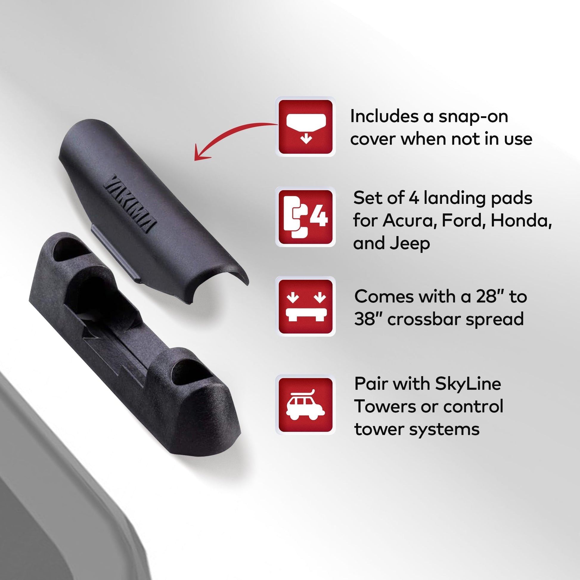 YAKIMA Landing Pad 19 Tower Mounting Accessory, Compatible with SkyLine Towers - Find Fresh Goods