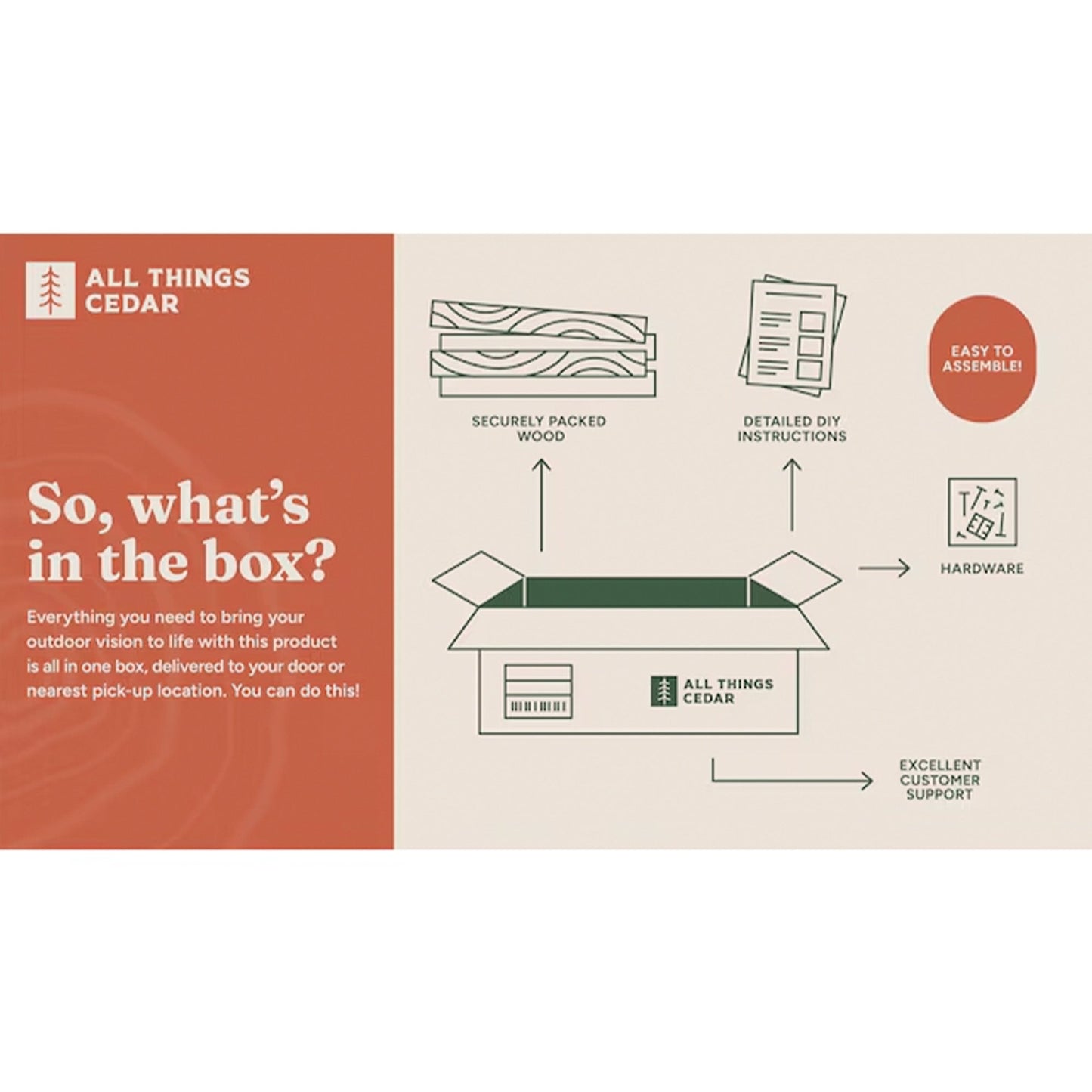 All Things Cedar 6-Foot Pagoda Arbor Garden Arch Trellis for Climbing Plants