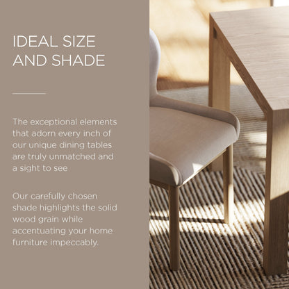 Cleo Contemporary Wooden Dining Table in Refined White Finish