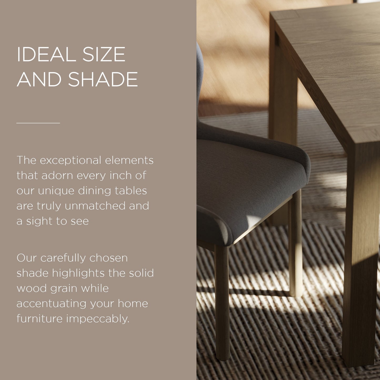 Maven Lane Cleo Contemporary Wooden Dining Table in Refined Grey Finish