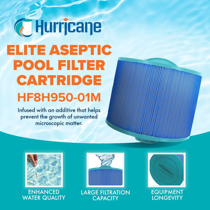 Hurricane Elite Aseptic Pool/Spa Cartridge Filter for 8CH-950, PBF35-M, FC-0536