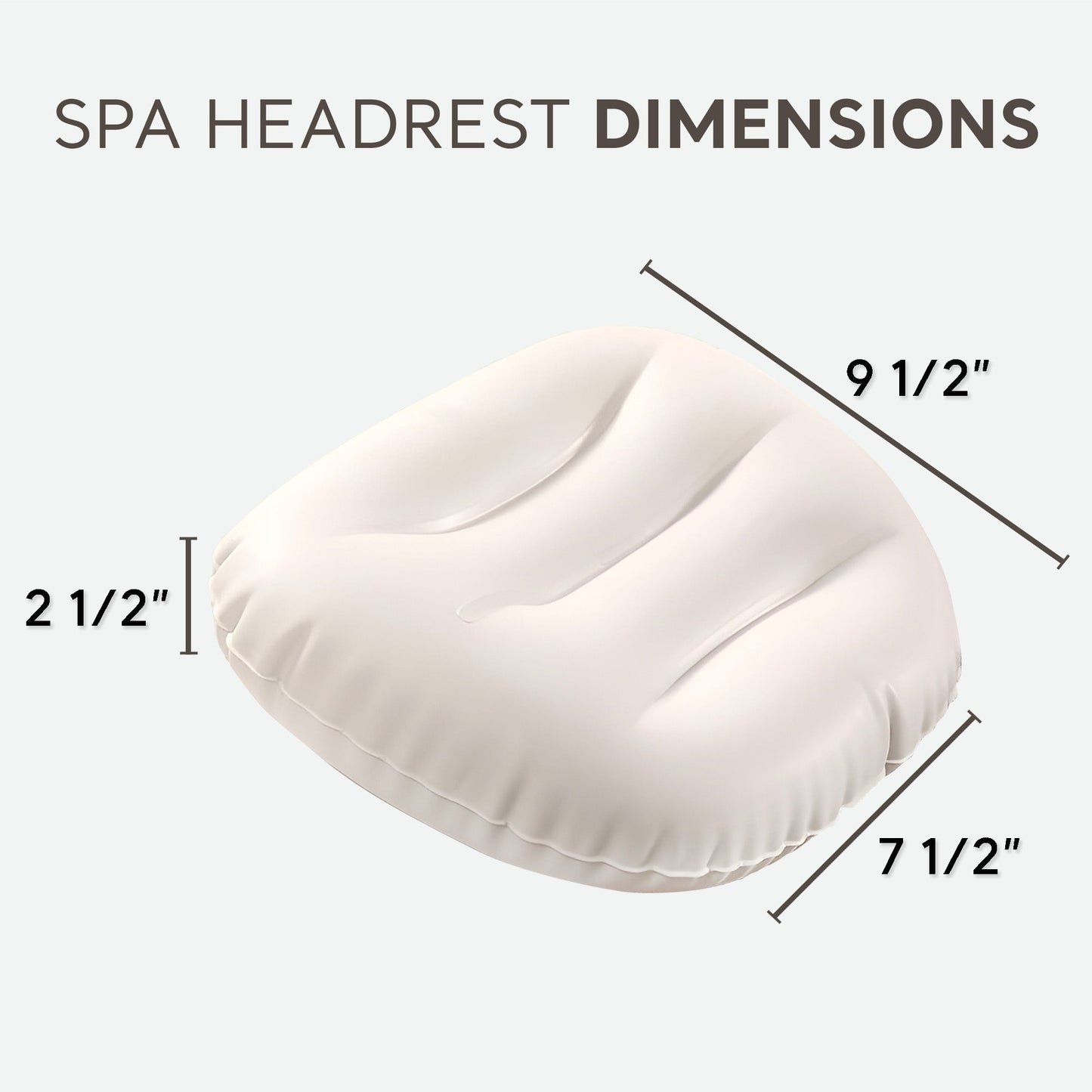Intex Adjustable Spa Headrest with Head and Neck Support for Pool, Lawn, and Spa