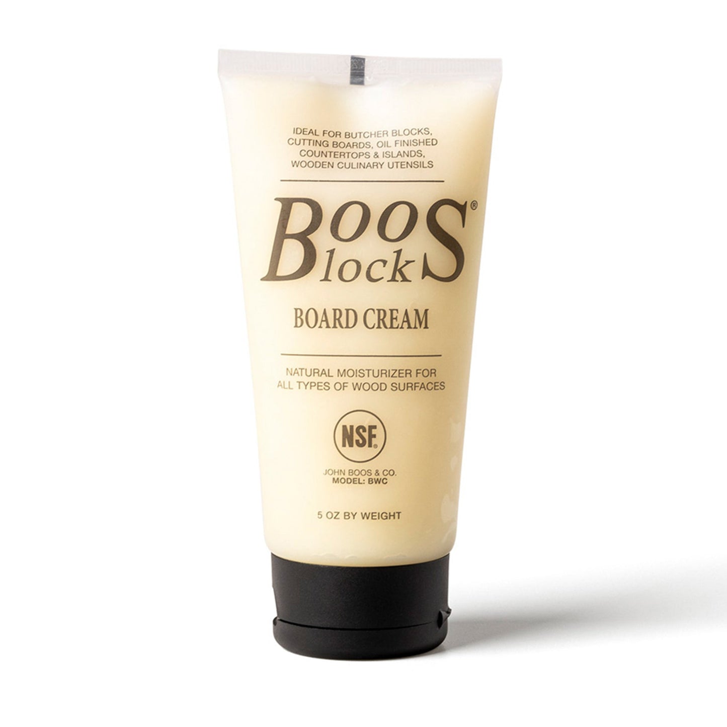 John Boos Block 5 oz Wooden Butcher Block Cutting Board Natural Moisture Cream