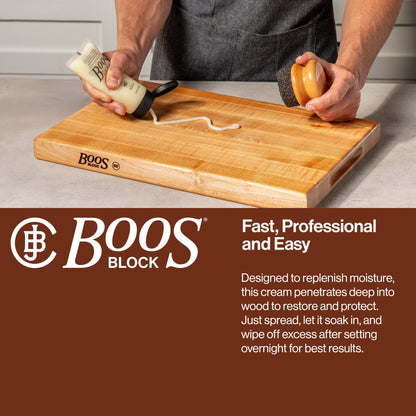 John Boos Block 5 Oz Wooden Butcher Block Cutting Board Moisture Cream, (3 Pack)