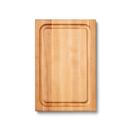 John Boos BBQ Collection Reversible Wood Cutting Board w/Juice Groove, Maple