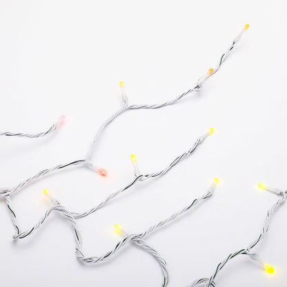 Home Heritage 7' Icicle Style Holiday Lights, App Controlled, 50 RGB LEDs 4 Pack