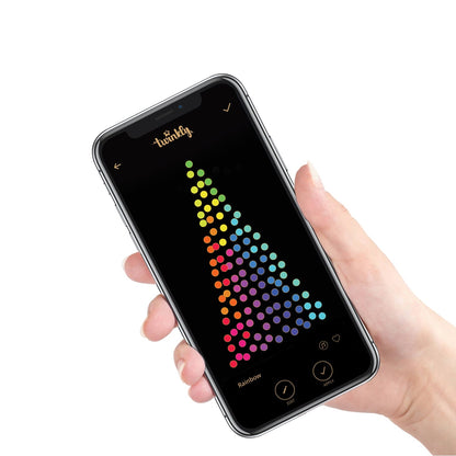 Home Heritage 7' Icicle Style Holiday Lights, App Controlled, 50 RGB LEDs 3 Pack