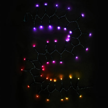 Home Heritage Lumations 16.3 Ft RGB LED Indoor/Outdoor String Lights, 50 Count