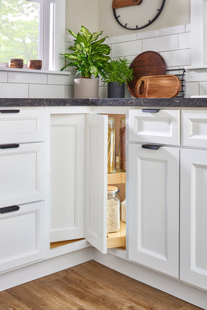 Rev-A-Shelf 28" Lazy Susan Pie-Cut Banded Wood, 2-Shelf, LD-4BW-942-28-1