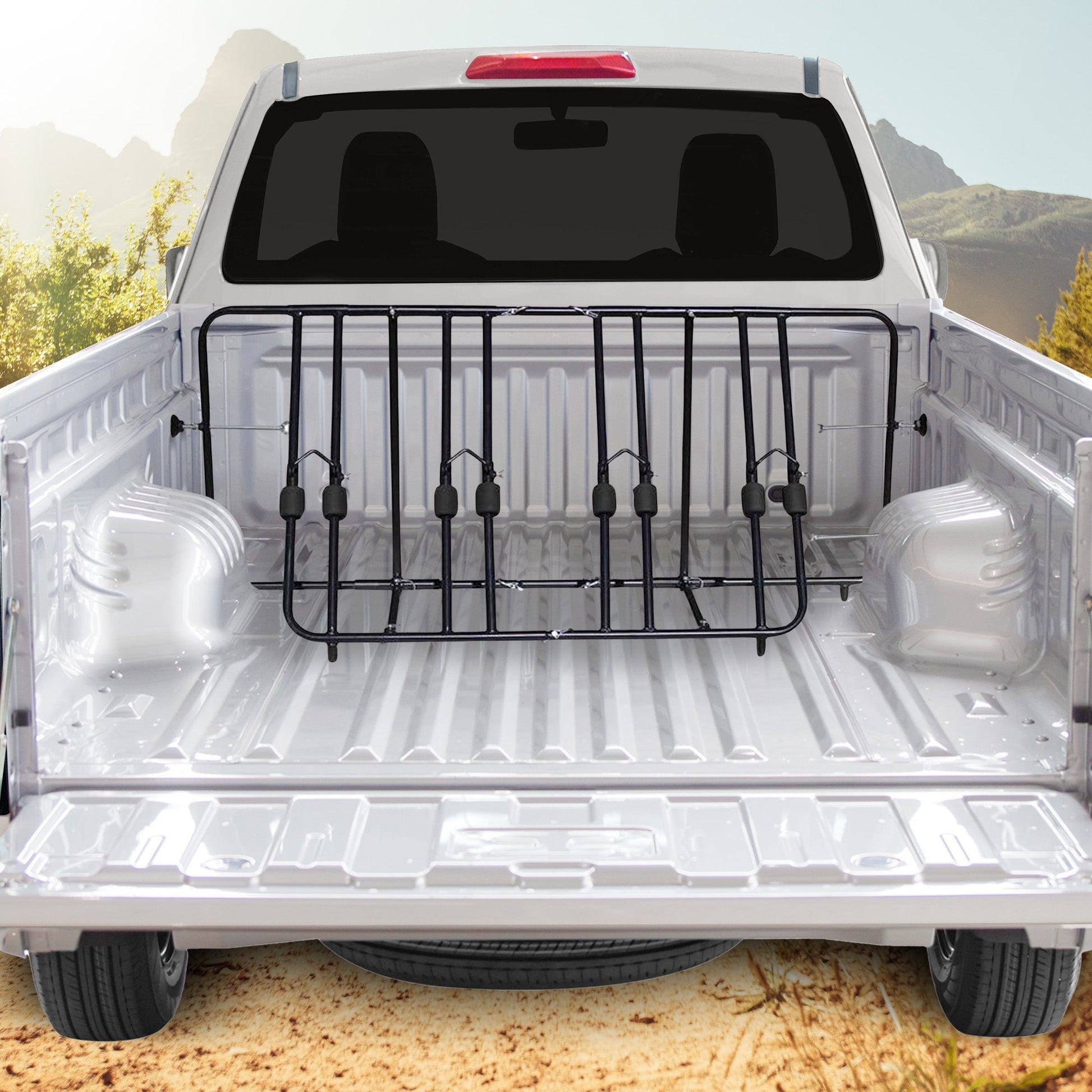 Titan Ramps Truck Bed Bike Rack with Quick Assembly, Accommodates up to 4 Bikes - Find Fresh Goods