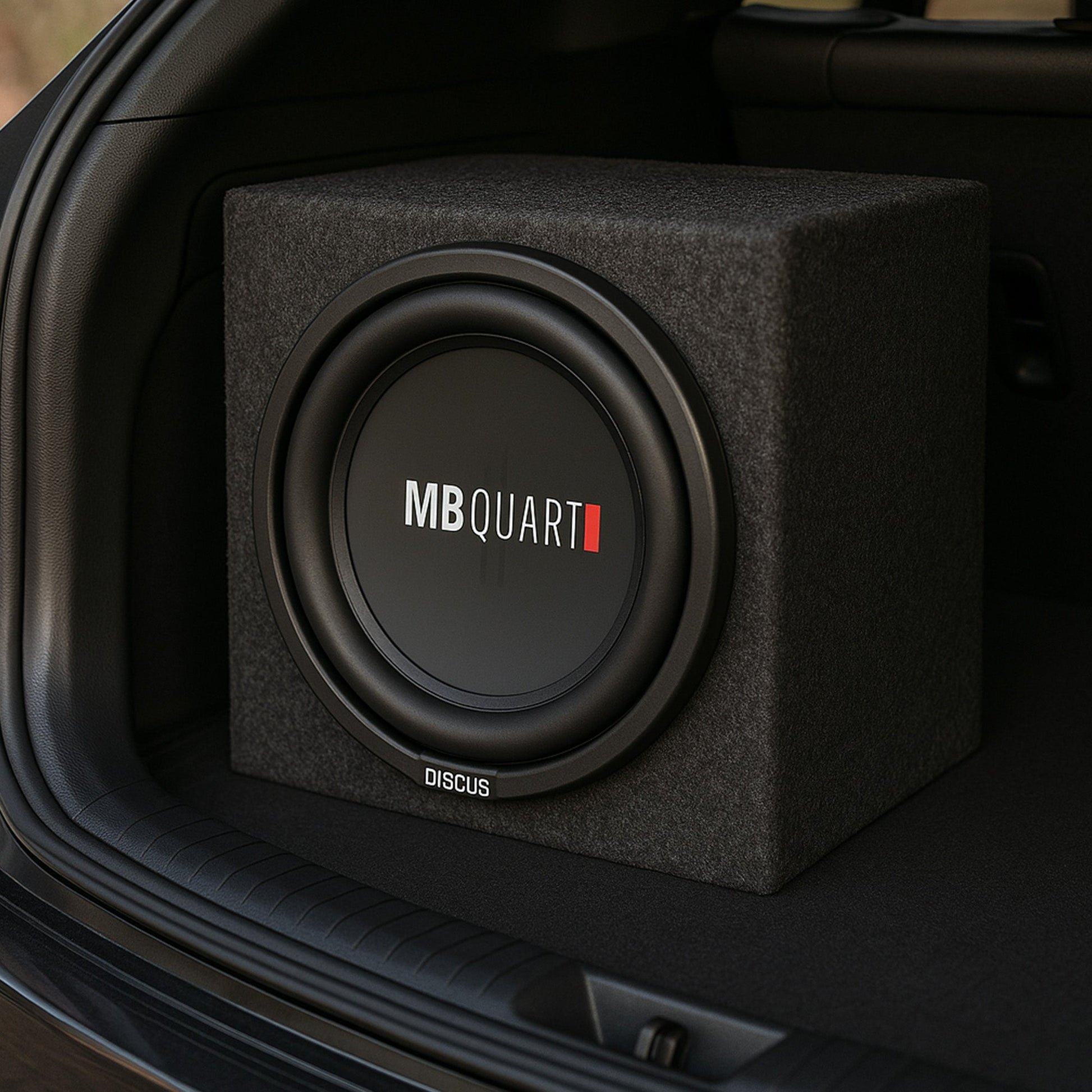 MB Quart DS1-254 200 Watt 4 Ohm 10 Inch Shallow Slim Subwoofer for Vehicles - Find Fresh Goods