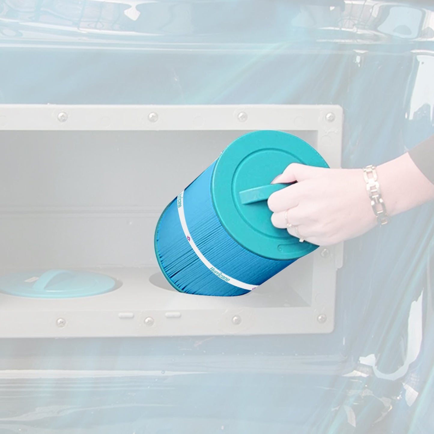 Hurricane 4 Pack HF4950-01M Elite Aseptic Pool Spa Filter Cartridge Replacement