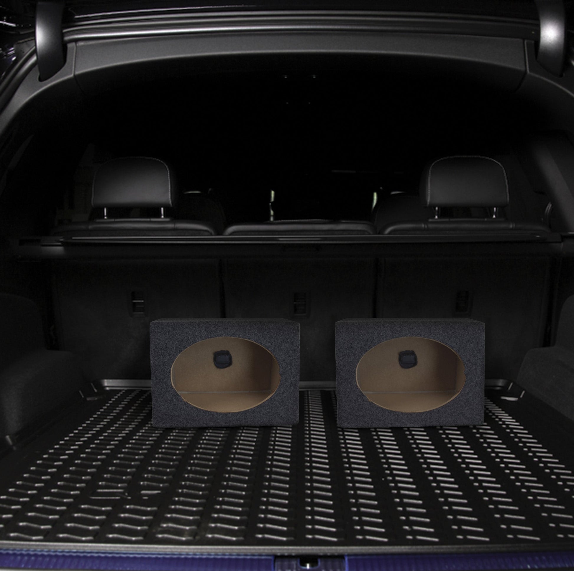 QPower Angled Style 6 x 9 Inch Car Audio Speaker Box Enclosures, 2 Speaker Boxes - Find Fresh Goods