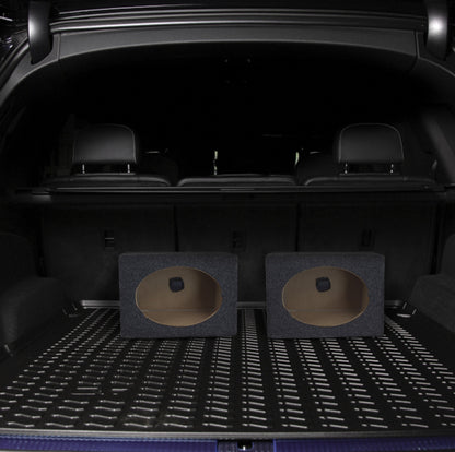 QPower Angled Style 6 x 9 Inch Car Audio Speaker Box Enclosures, 2 Speaker Boxes - Find Fresh Goods