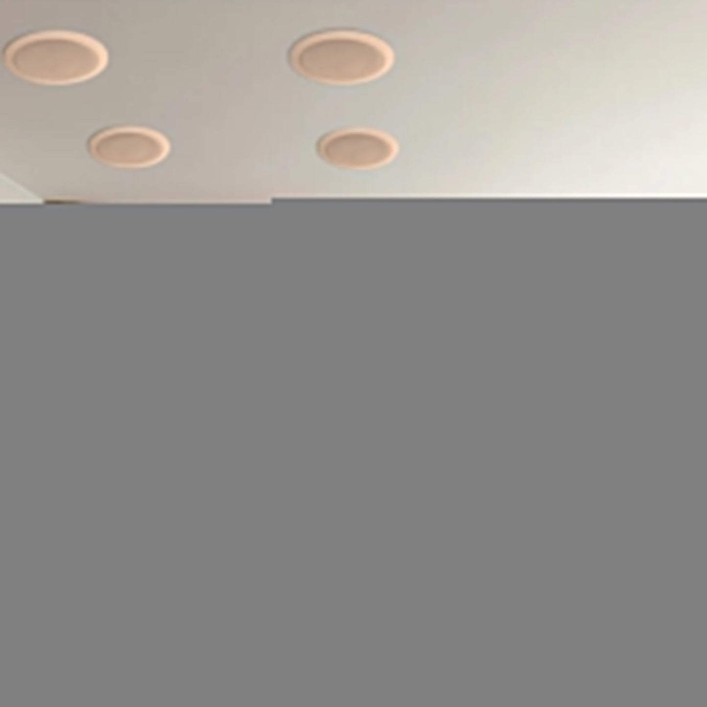 Pyle PDIC Series 150W 5.25" Flush Mount In Wall/In Ceiling Speaker, 4 Pair, Tan