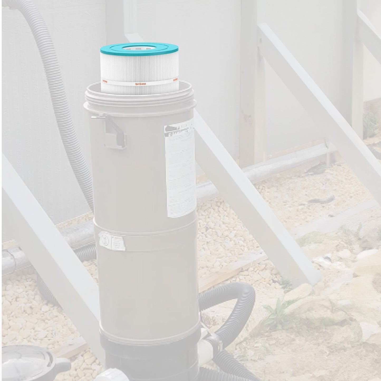 Hurricane Advanced Pool Filter Cartridge for C-7477, PA75SV & FC-1260, 8 Pack