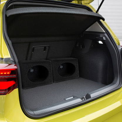 Q Power Q-Bomb QTW6X9 6x9" Car Wedge Speaker Boxes with Bedliner Spray, Pair - Find Fresh Goods