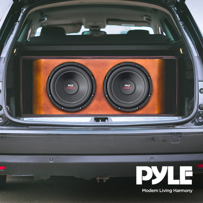 Pyle PLPW15D 15" 2000W 4-Ohm Car Subwoofer Pair & QBASS15 Dual Ported Enclosure - Find Fresh Goods