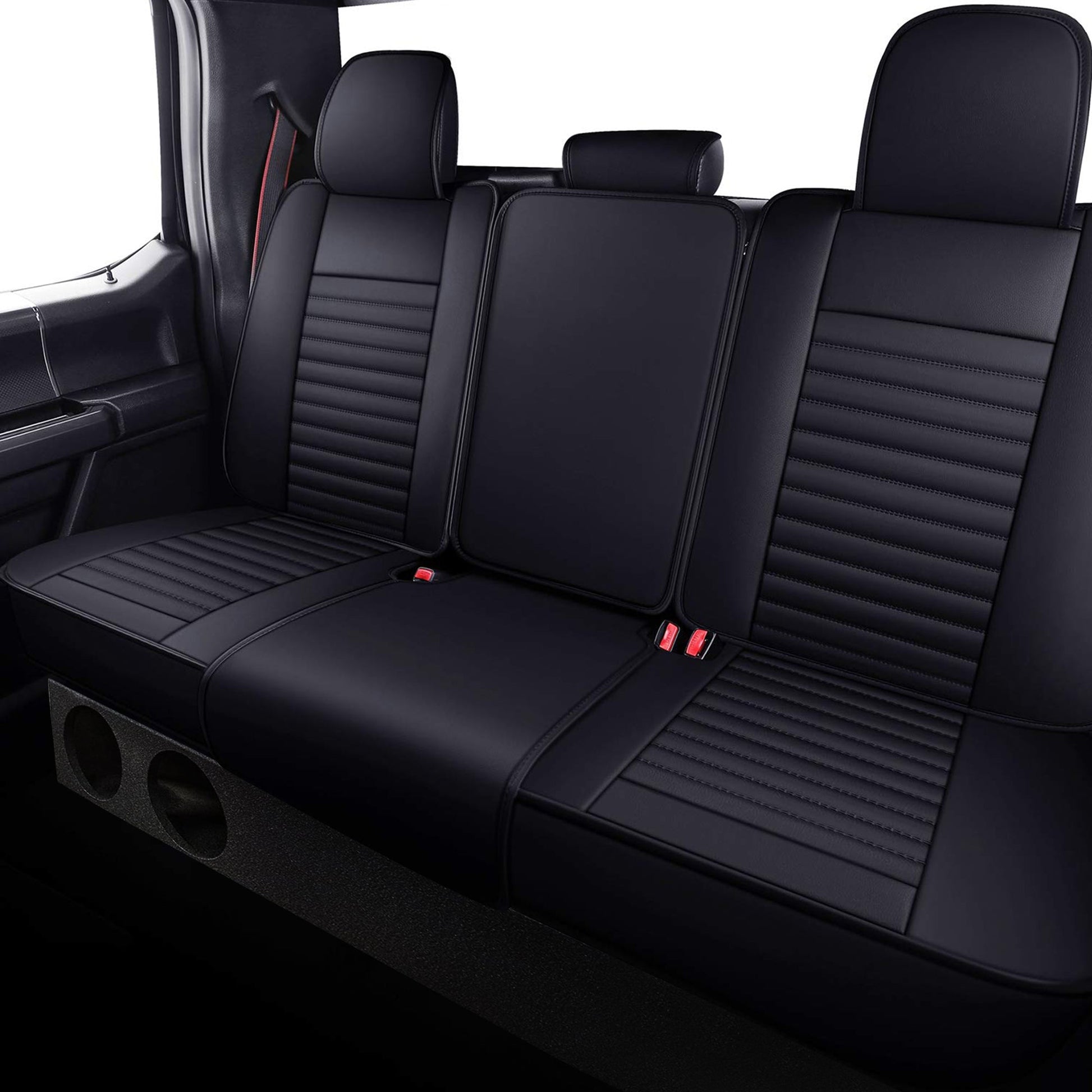 Q Power QBFORDFF09208 8 Inch Dual Port Subwoofer Box for Ford F150, F250, & F350 - Find Fresh Goods